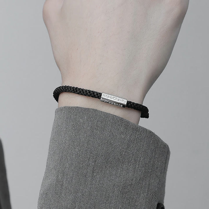 Sieben Todsünden, Sieben Tugenden, geflochtenes Armband