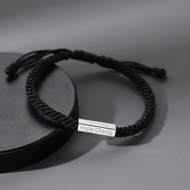 Sieben Todsünden, Sieben Tugenden, geflochtenes Armband