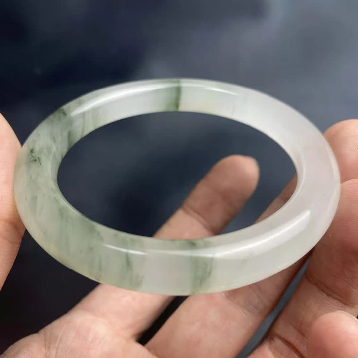 Jade Fülle Glückssegen Armband Armreif