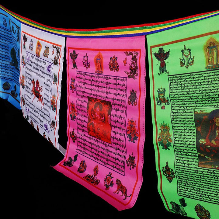 Tibetan Blessing Outdoor 10 Stück Gebetsfahnen