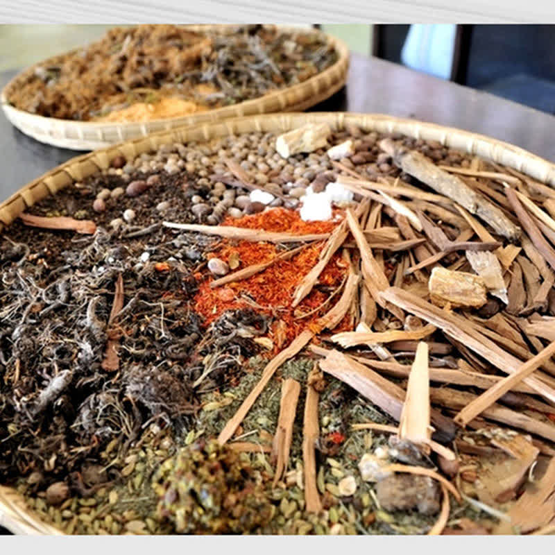 Buddha Stones Tibetischer Buddha-Sandelholz-Schutz, heilender Weihrauch