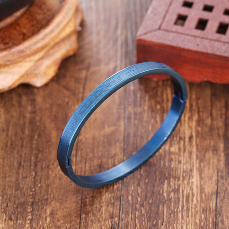 Buddha Stones Segensarmband aus Titanstahl