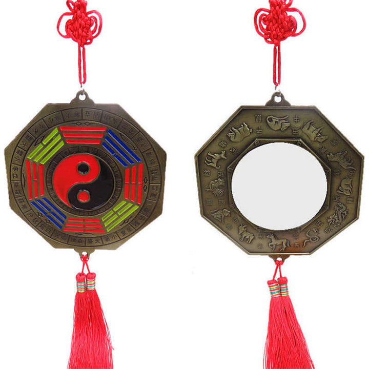 Feng Shui Bagua Karte Chinesischer Knotenharmonie-Energiekartenspiegel - 15CM Bagua-Karte - image 23
