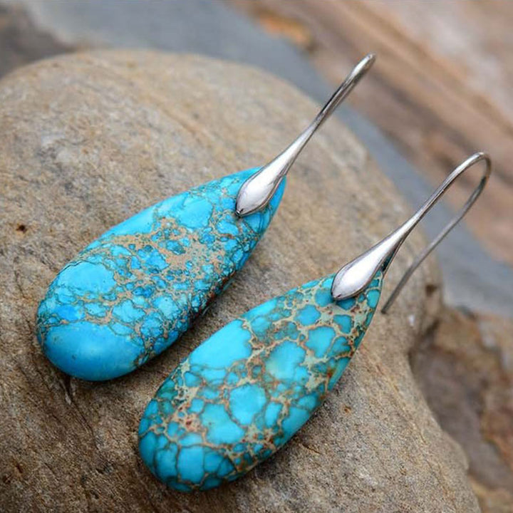 Buddha Stones Kaiserstein-Kristall-Glücksohrringe - image 8