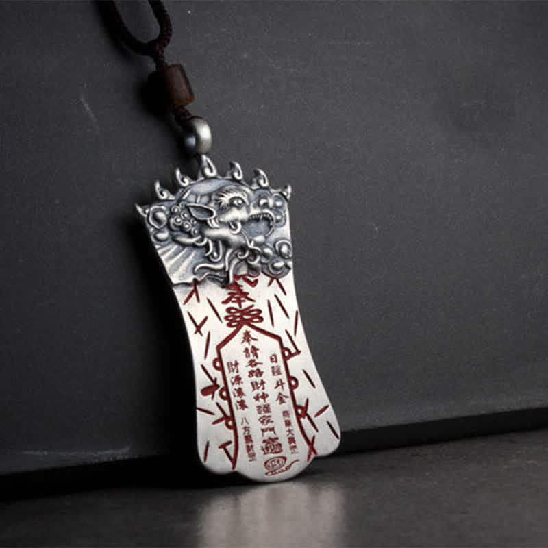 FengShui Bagua PiXiu Zinnober Balance Halskette Anhänger - image 6