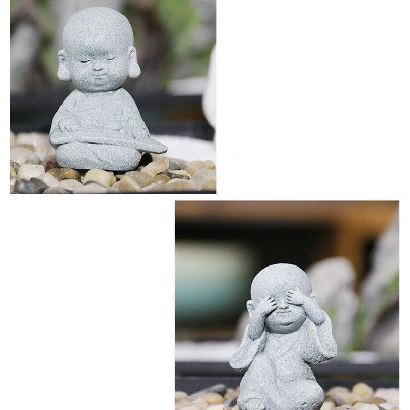 Buddha Stones, Meditation, Gebet, Mönch, Buddha-Statue, Gelassenheit, Heimdekoration - image 19