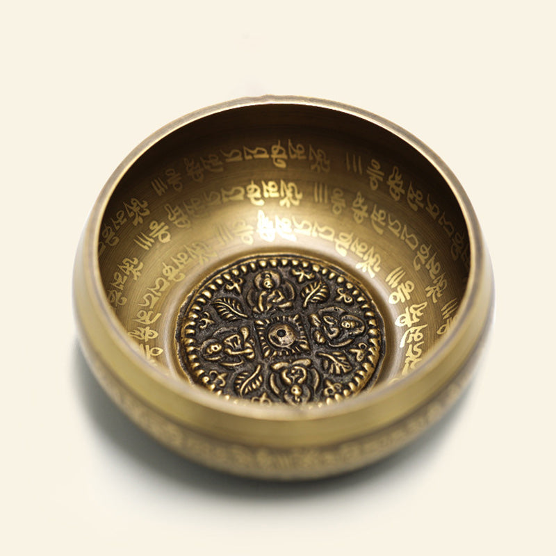 Tibetische Klangschale von Buddha Stones, handgefertigt für Yoga, Achtsamkeit und Meditation. Klangschalen-Set - image 14