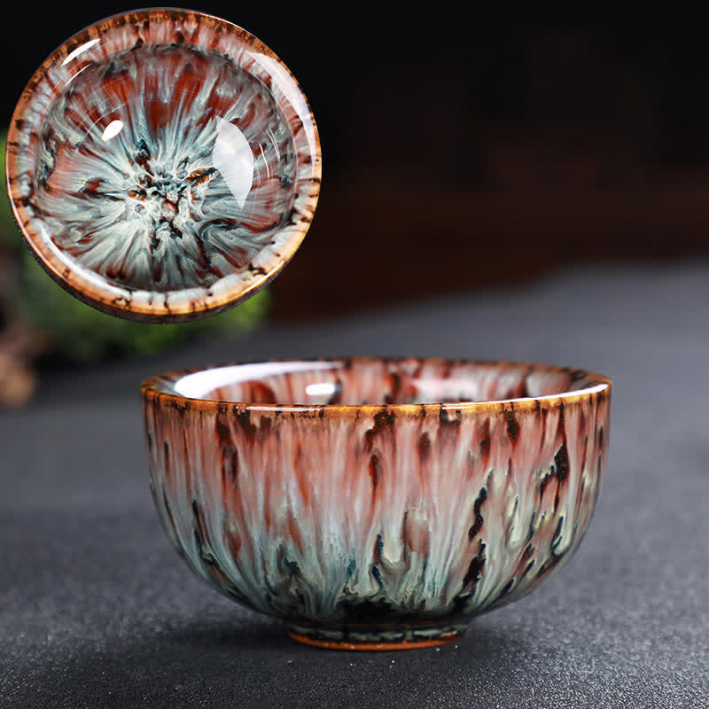 Buddha Stones Bunte Keramik-Teetasse Home Office Teetassen - image 41