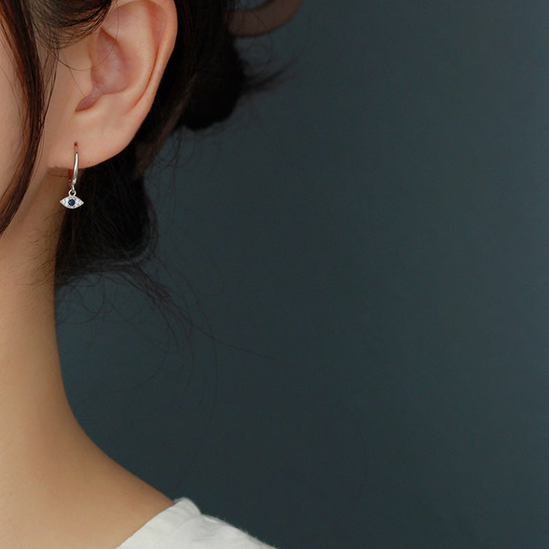 Buddha Stones 925 Sterling Silber Evil Eye Blessing Protection Ohrstecker - image 5