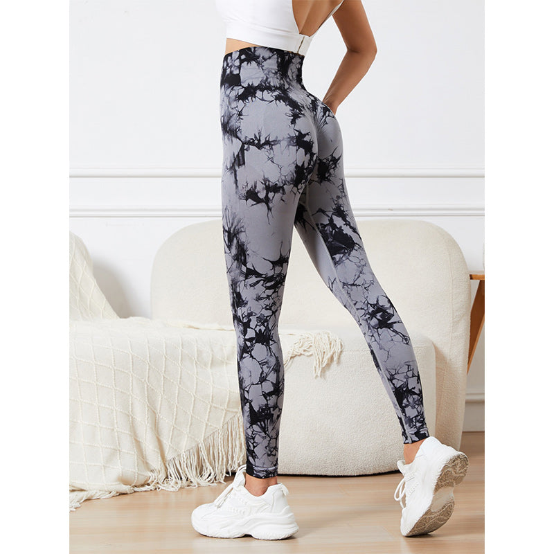 Buddha Stones Leggings für Sport, Fitness, Gymnastik, nahtlose Leggings mit hoher Taille, für Damen, Yogahose