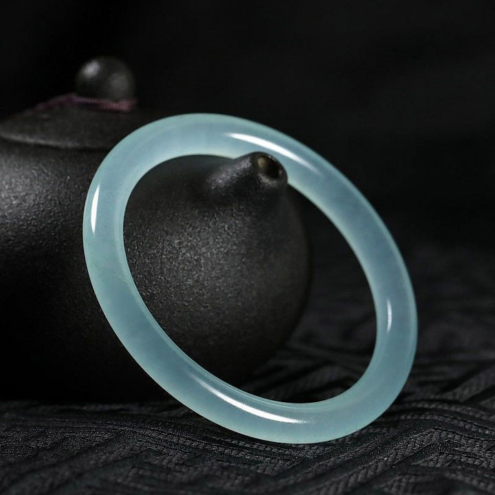Buddha Stones, natürlicher Jade-Heilungssegen-Armreif - image 3