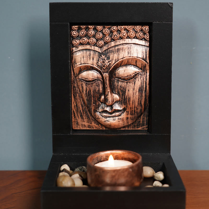 Buddha Stones, Buddha, Mitgefühl, Gelassenheit, Heimgebet, Altar, Zen-Dekoration - image 5