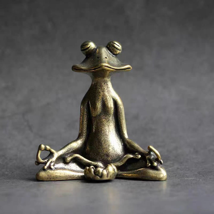 Buddha Stones Mini kleiner Frosch, Schildkröte, Koi-Fisch, Schnecke, Krabbe, Kupfer, Reichtum, Heimdekoration - image 4