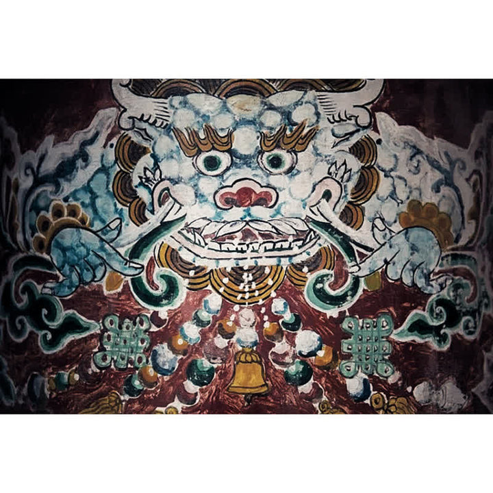 Buddha Stones tibetischer Kamelknochenschädel, der Herr der Leiche, Waldschutz-Halskettenanhänger - image 12
