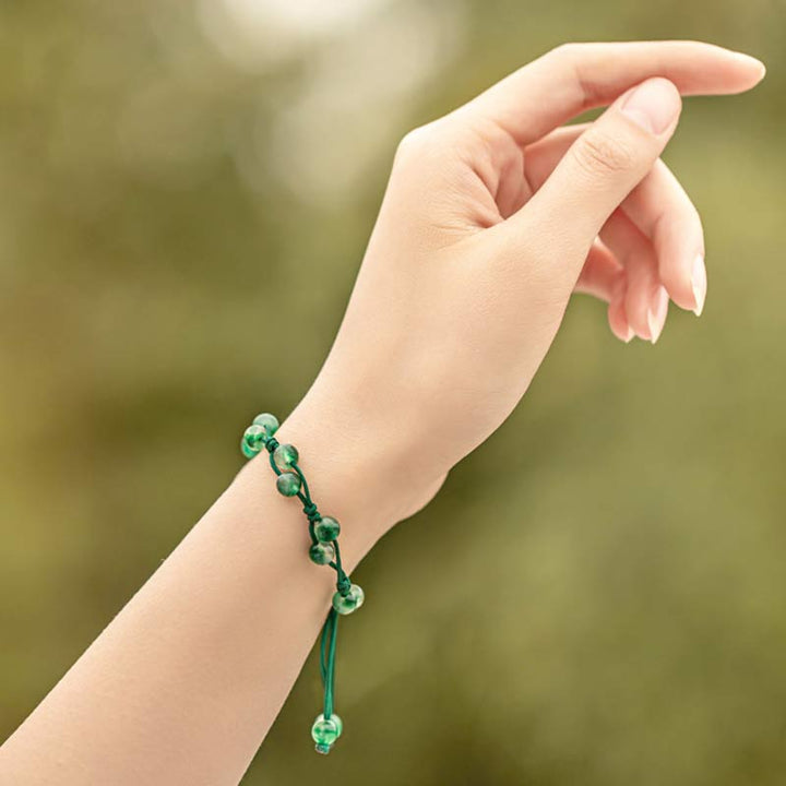Buddha Stones Roter Achat Moosachat Zinnober Ruhe Armband