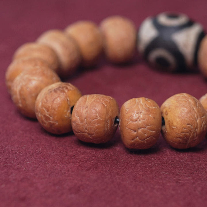 Buddha Stones Tibetisches Bodhi-Samen-Dzi-Perlen-Friedens-Charm-Armband (Mala) - image 2