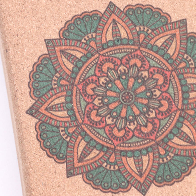 Buddha Stones Tibetisches Mandala Achtsames Yoga Korkblock - image 16