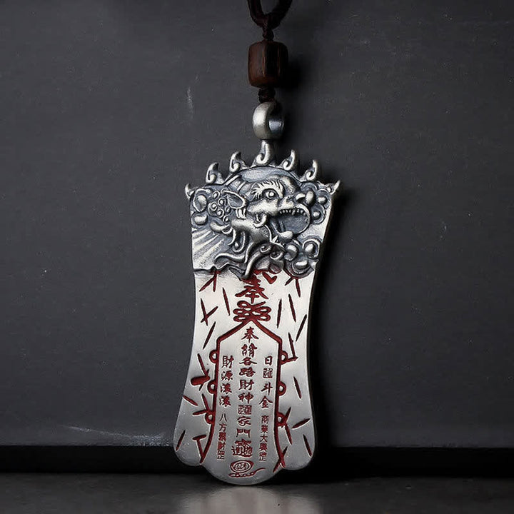 FengShui Bagua PiXiu Zinnober Balance Halskette Anhänger - image 1