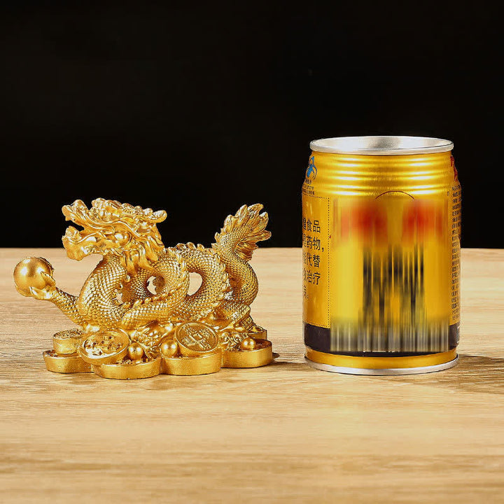 Buddha Stones, Feng Shui, Drache, Kupfermünze, Reichtum, Erfolg, Glück, Dekoration - image 8