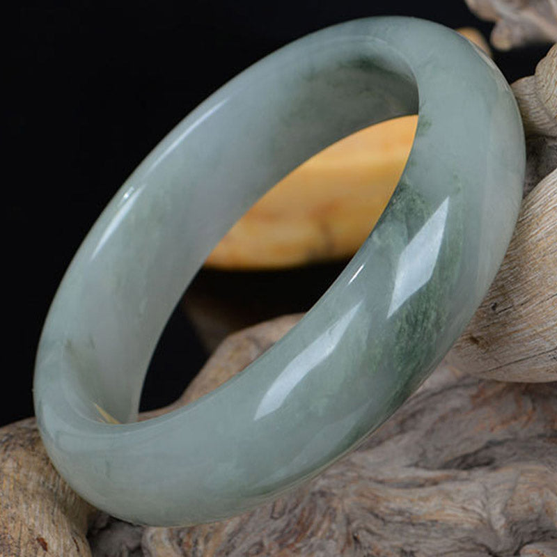 Natürlicher Jade-Glücksheilungs-Armreif - image 2
