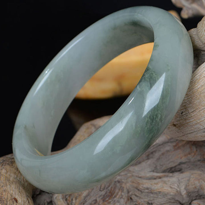 Natürlicher Jade-Glücksheilungs-Armreif - image 2