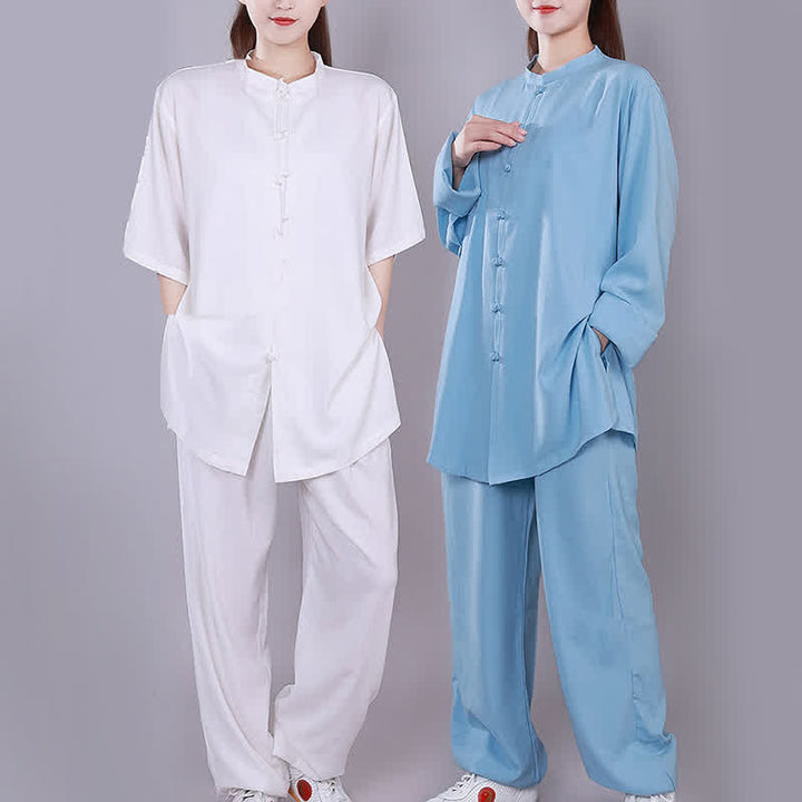 Tai Chi Qigong Meditation Gebet Spirituelle Zen Praxis Unisex Baumwoll-Leinen-Kleidungsset - image 14