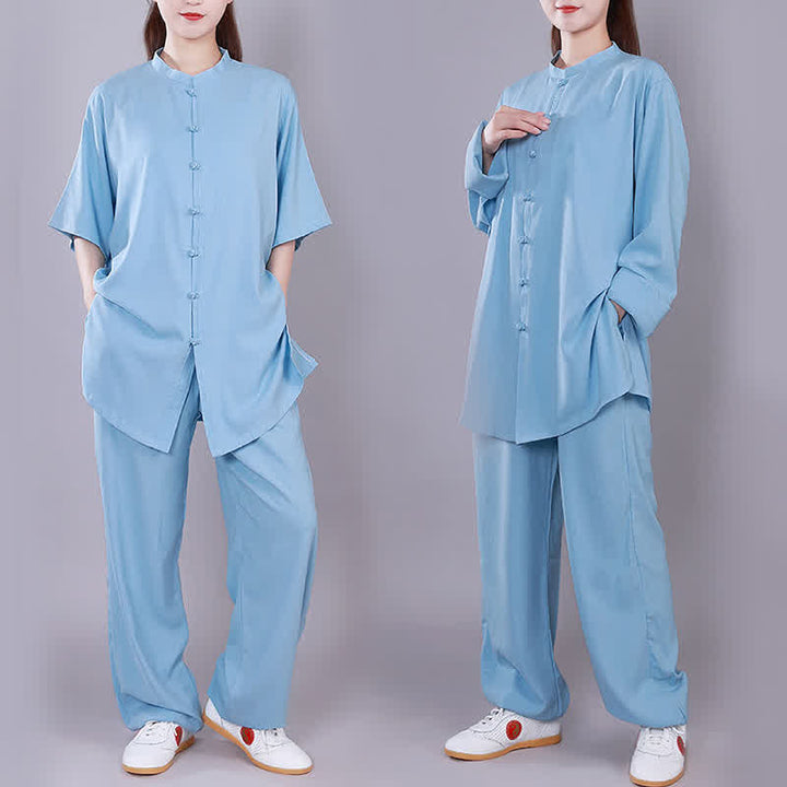 Tai Chi Qigong Meditation Gebet Spirituelle Zen Praxis Unisex Baumwoll-Leinen-Kleidungsset - image 16