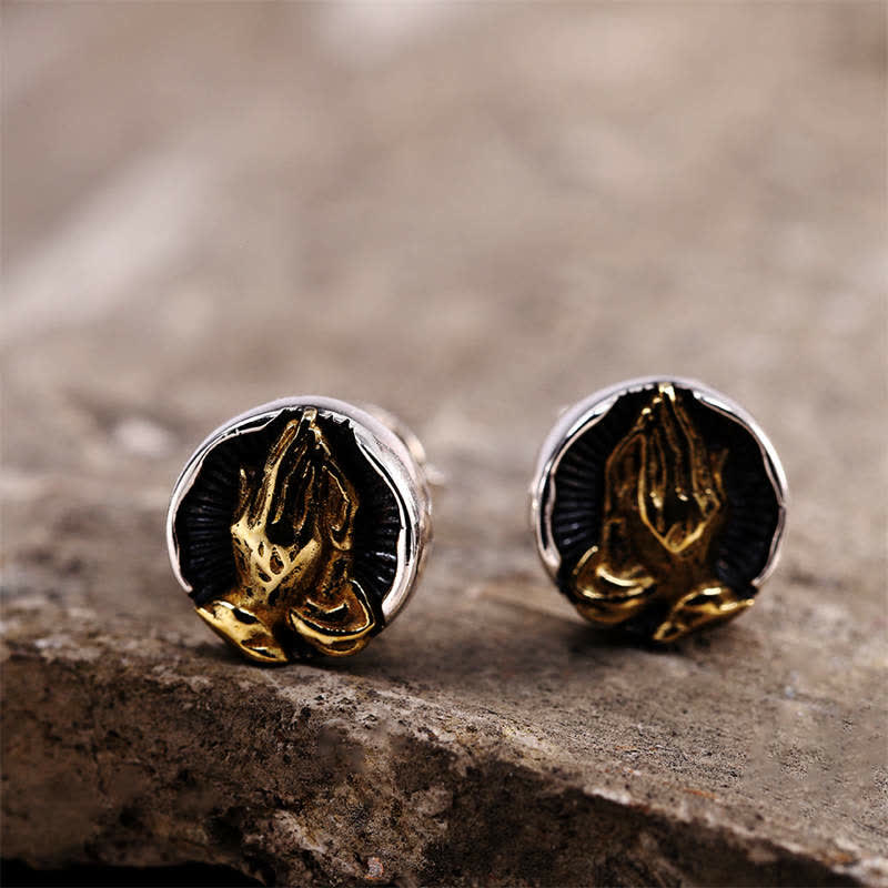 Namaste-Gleichheits-Ohrstecker aus 925er-Sterlingsilber - image 7