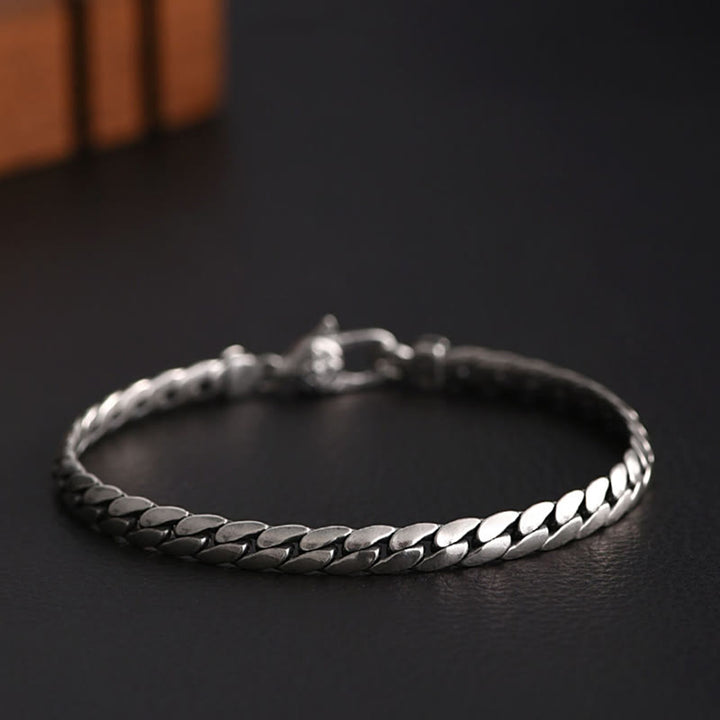 Buddha Stones Double Dorje Vajra Stärke Punk Kupfer Kette Armband Halskette - image 1