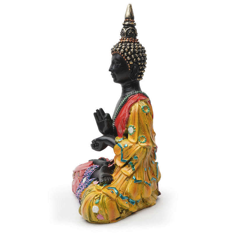 Thailändische Buddha-Serenity-Statue aus Kunstharz - image 7