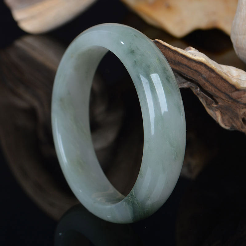 Natürlicher Jade-Glücksheilungs-Armreif - 62 mm - image 0
