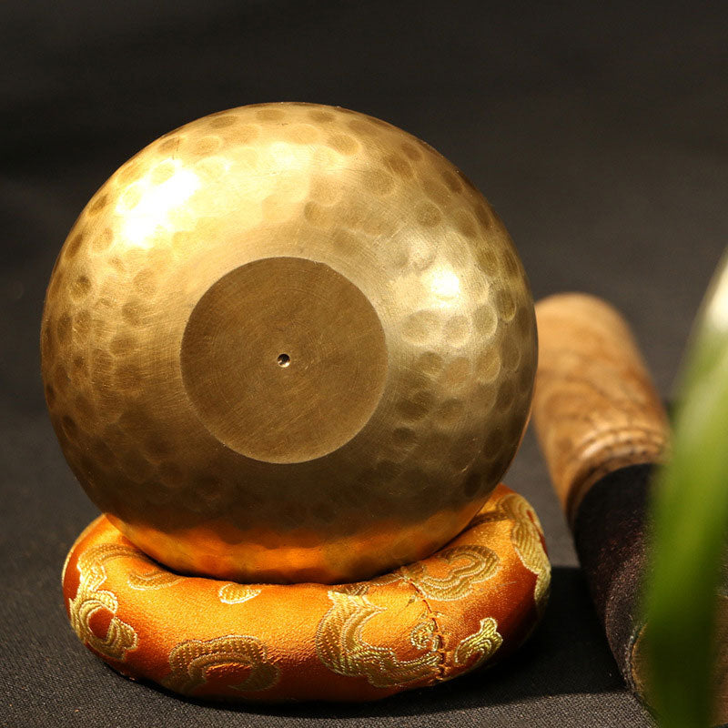 Tibetische Klangschale von Buddha Stones, handgefertigt, für Entspannung und Achtsamkeitsmeditation. Klangschalen-Set - image 5