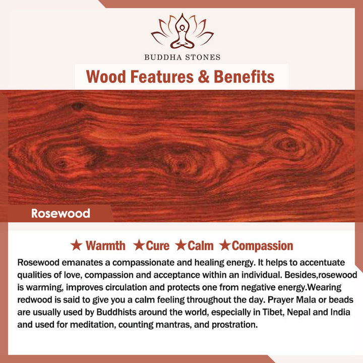 Buddha Stones Tibetisches Palisander-Wärmearmband (zufälliger Typ) - image 7