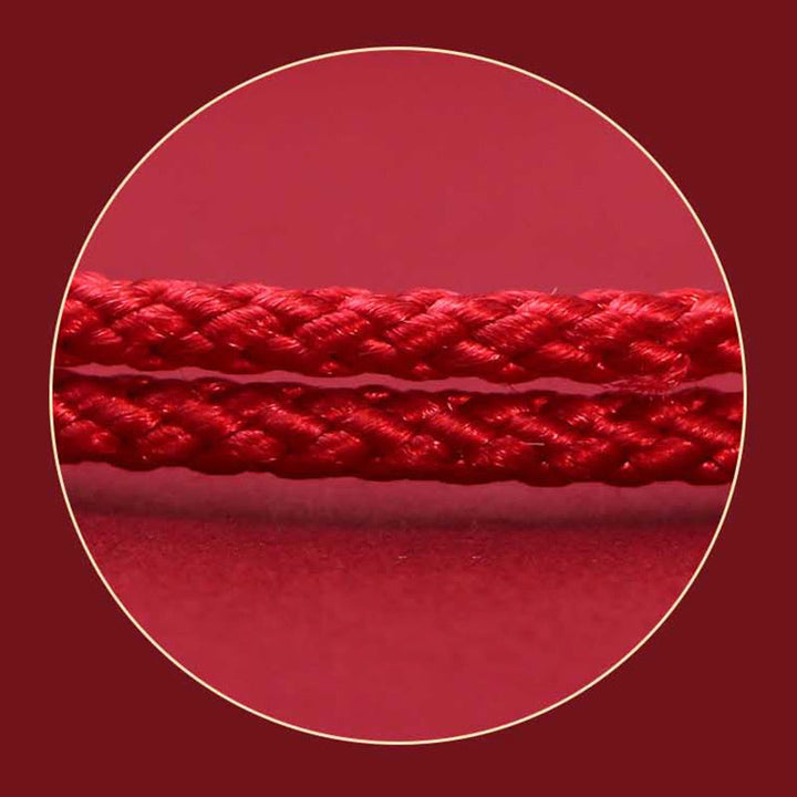 Buddha Stones 925 Sterling Silber PiXiu Fu Charakter Reichtum Glück Handgefertigtes geflochtenes Armband - image 4