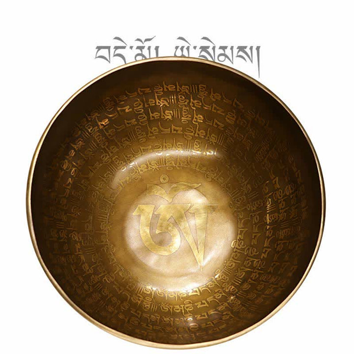Handgefertigte Sutra-Klangschale für Heilung und Meditation. Klangschalen-Set mit positiver Energie - image 7