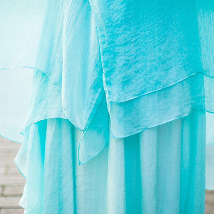 Buddha Stones 3-teiliges Yoga-Chiffon-Kleidungsstück, einheitliches Meditations-Zen-Praxis-Damen-Set - image 8