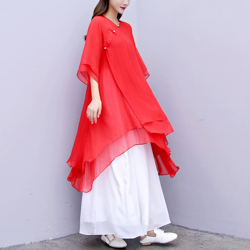 Buddha Stones 3-teiliges Yoga-Chiffon-Kleidungsstück, einheitliches Meditations-Zen-Praxis-Damen-Set - image 34