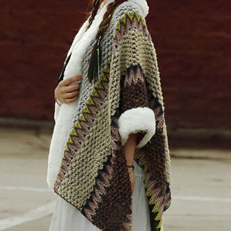 Buddha Stones Tibetischer mehrfarbig gestreifter Schal für den Winter, gemütlicher Reiseschal - image 6