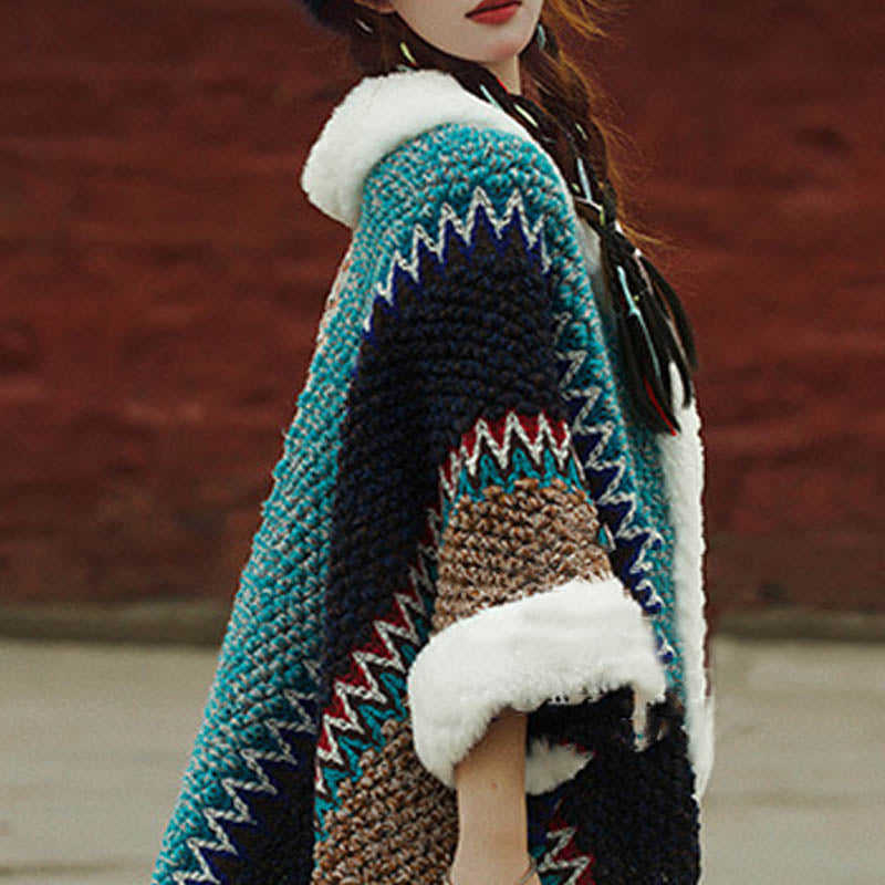 Buddha Stones Tibetischer mehrfarbig gestreifter Schal für den Winter, gemütlicher Reiseschal - image 28