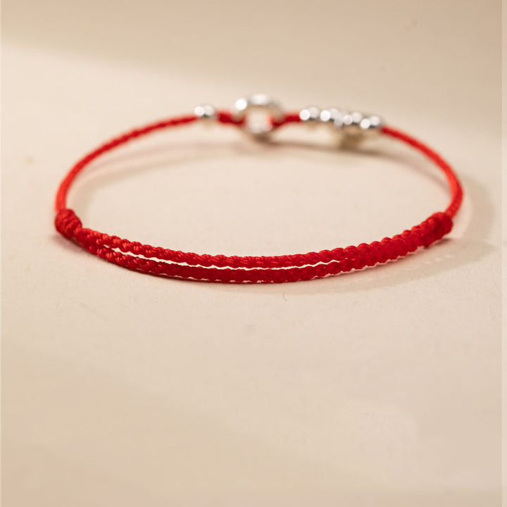 Buddha Stones, 925er-Sterlingsilber, verheißungsvolle Wolken, Friedensschnalle, sicheres und gesundes Armband, Fußkettchen - image 8