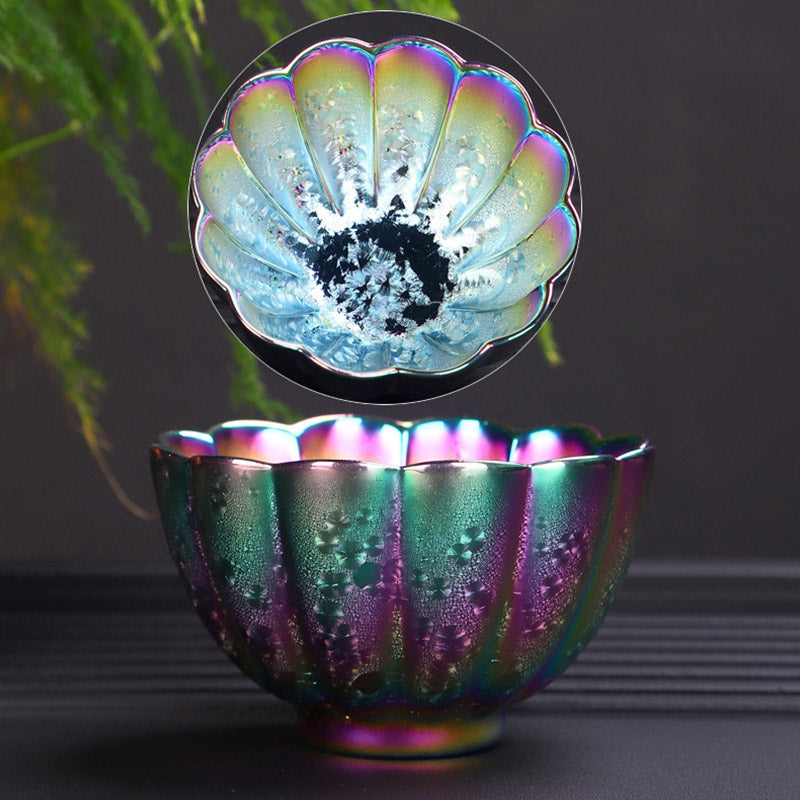 Buddha Stones, Regenbogenfarben, Jianzhan-Keramik-Teetasse, Kung-Fu-Teetasse, Schüssel - image 3