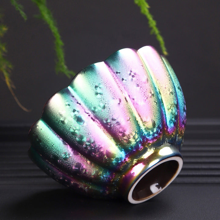 Buddha Stones, Regenbogenfarben, Jianzhan-Keramik-Teetasse, Kung-Fu-Teetasse, Schüssel - image 4