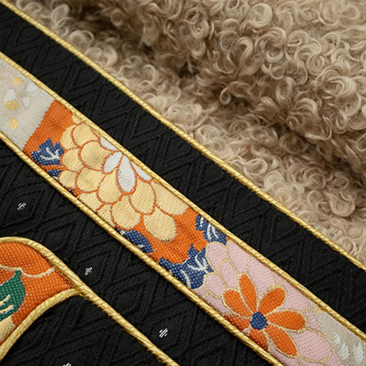 Buddha Stones Tibetische Kleidung Lhasa Fleece gefüttertes Top Winter Damen Kleidung - image 3