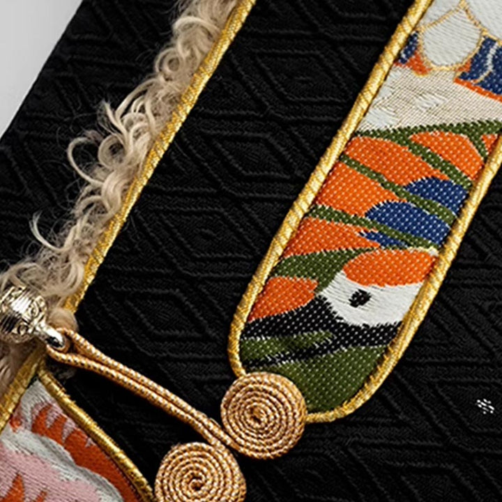 Buddha Stones Tibetische Kleidung Lhasa Fleece gefüttertes Top Winter Damen Kleidung - image 13