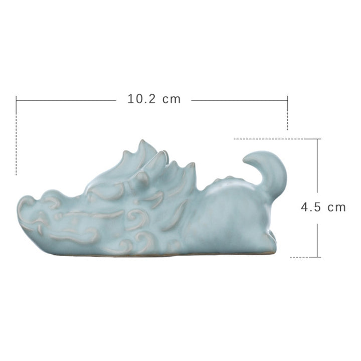Buddha Stones Jahr des Drachen Glück Keramik Tee Haustier Home Figur Dekoration - image 15
