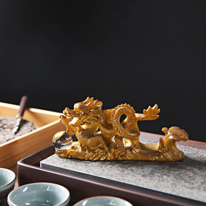 Buddha Stones, Jahr des Drachen, farbwechselndes Kunstharz, Pferd, Glück, Tee, Haustier, Heimfigur, Dekoration - image 12