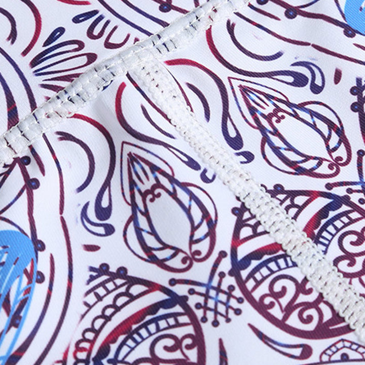 Buddha Stones ​​Blumen Blätter Vögel Hose Sport Fitness Yoga Leggings Damen Yogahose - image 10