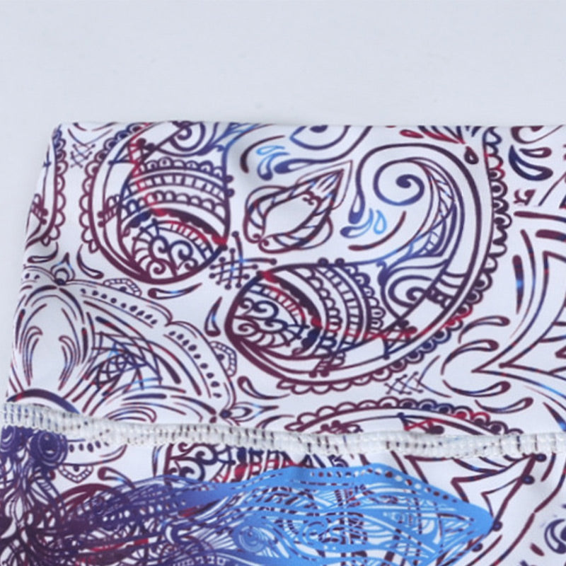 Buddha Stones ​​Blumen Blätter Vögel Hose Sport Fitness Yoga Leggings Damen Yogahose - image 11