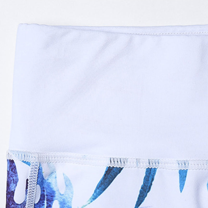 Buddha Stones 2-teiliges Sonnenblumen-Blumen-Blätter-Oberteil, Hose, Sport, Fitness, Yoga, Damen-Yoga-Sets - image 18