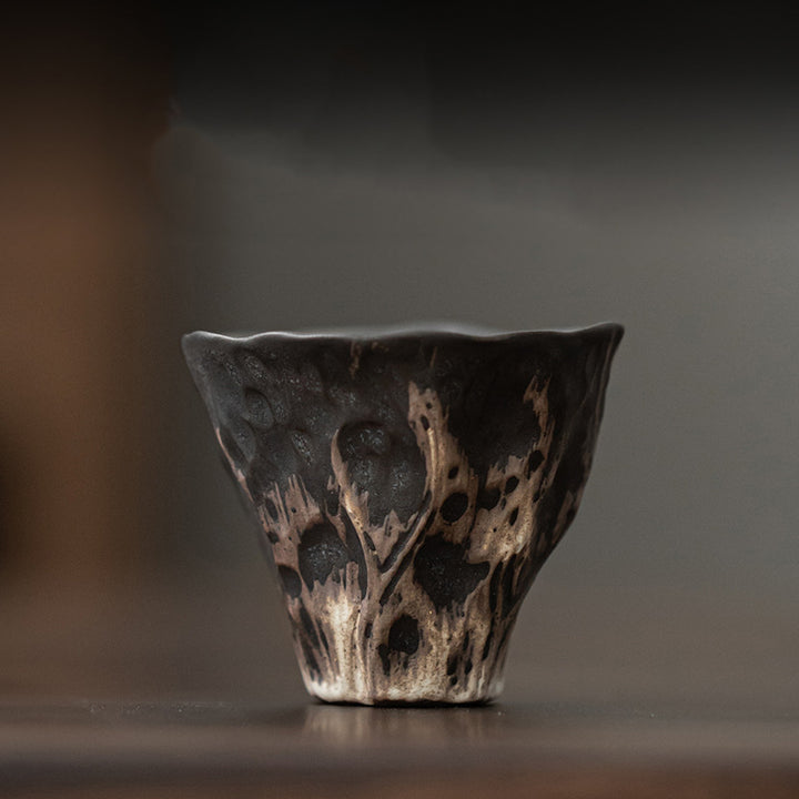 Buddha Stones Lotusblütenform Zen Keramik Teetasse Kung Fu Teetasse 50 ml - image 1